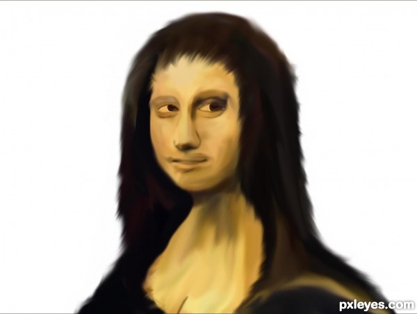 Creation of Modern Monalisa: Step 6